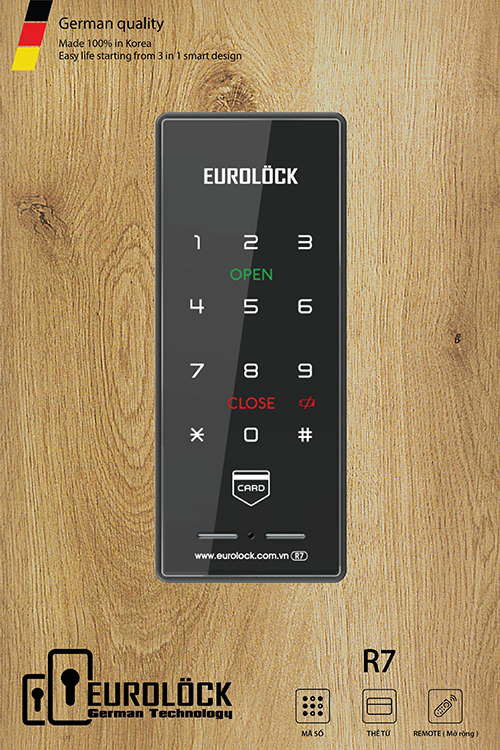 8 mẫu khóa điện tử, khóa vân tay tốt nhất hiện nay tại EUROLOCK