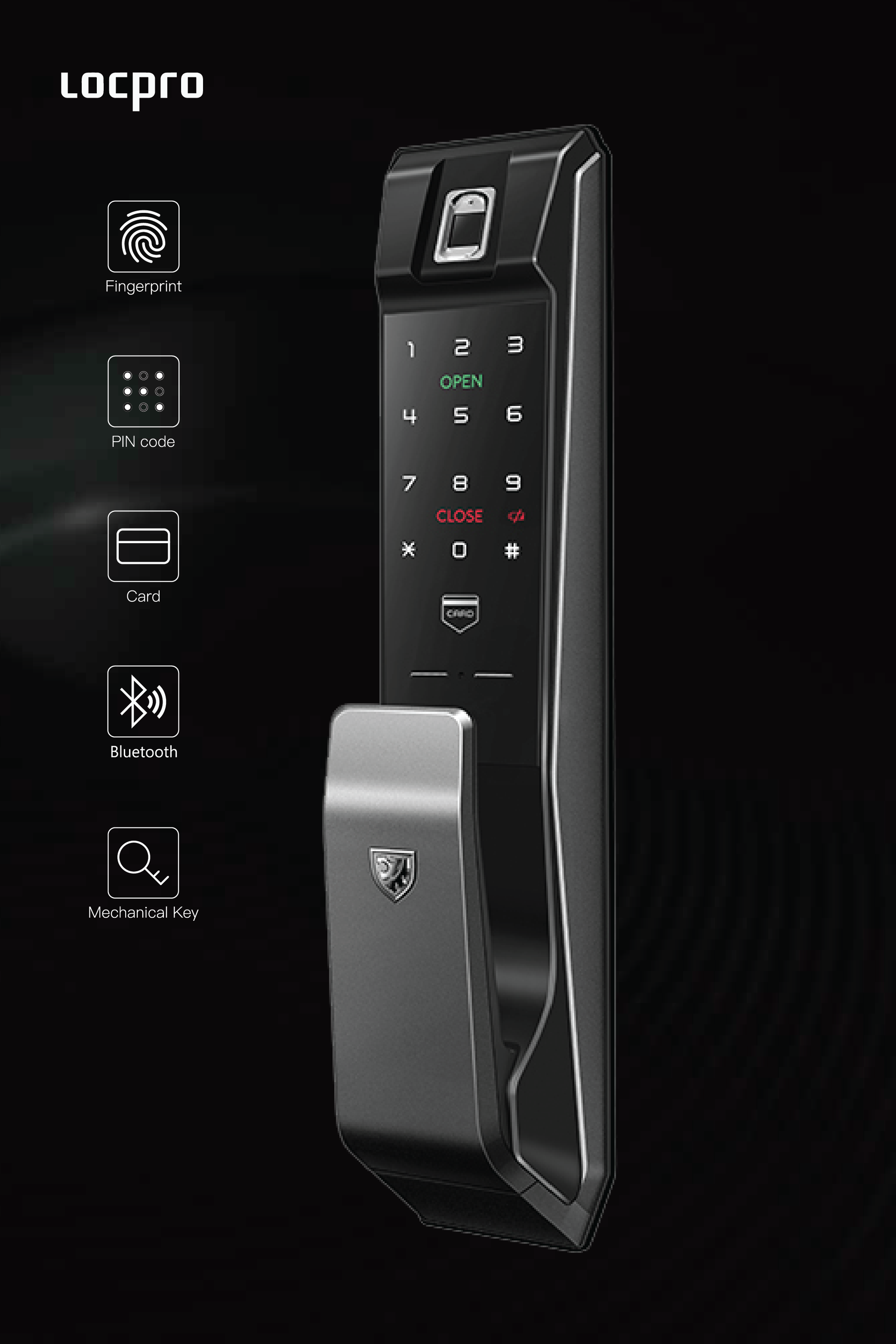 3 loại khóa vân tay lắp đặt cho tất cả các loại cửa