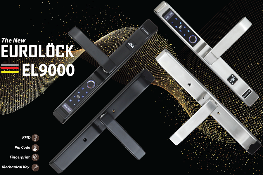 Khóa vân tay cửa nhôm EUROLOCK thương hiệu tốt nhất tại Đức
