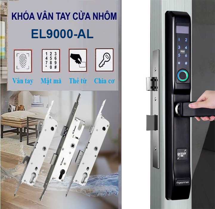 Khóa điện tử cửa nhôm đến từ Châu âu EUROLOCK thương hiệu số 1 tại Đức