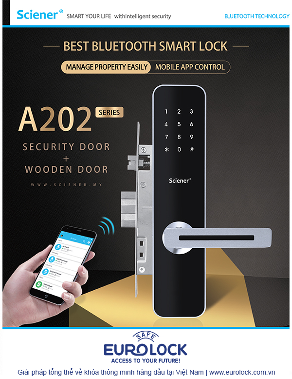 Lắp đặt và sử dụng khoá cửa mục đích thương mại cho thuê nhà từ xa