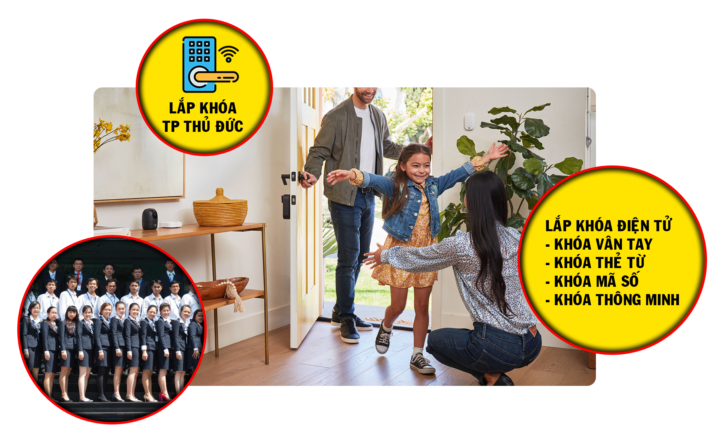 Lắp đặt khóa điện tử vân tay tại Thành phố Thủ Đức, TPHCM