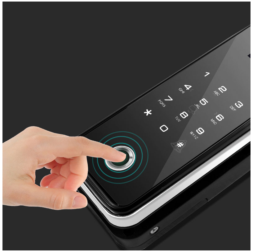Khóa vân tay cửa kính