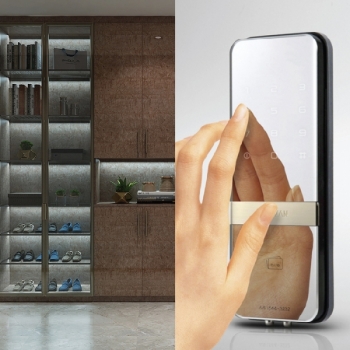 3 Mẫu khóa điện tử cửa kính đình đám nhất