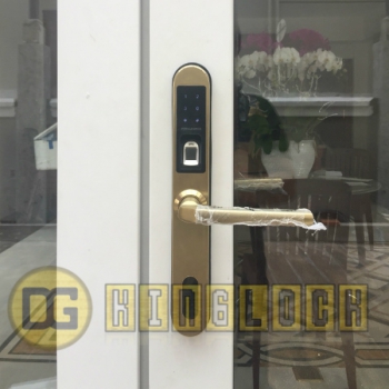 Công trình lắp đặt khóa điện tử cửa nhôm tại HÀ NỘI và TPHCM