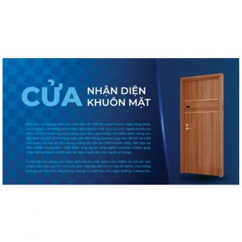 Cửa thông minh nhận diện khuôn mặt – An toàn tiện lợi cho cuộc sống hiện đại
