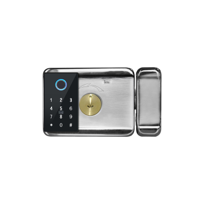 Khóa vân tay cổng sắt 2 mặt Eurolock R1F