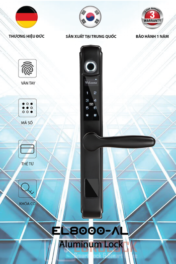 Lắp đặt khóa điện tử cổng sắt vân tay tại Quận 7