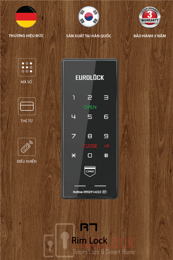 Lắp đặt khóa điện tử EUROLOCK R7 tại chung cư Belleza, Quận 7