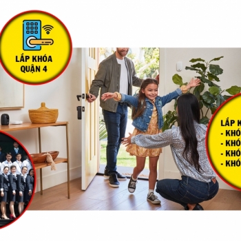 Lắp đặt khóa điện tử tại quận 4 - Sửa chữa khóa điện tử tại quận 4
